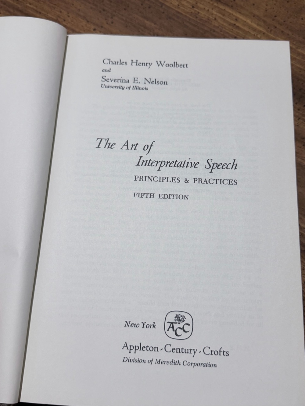 The Art of Interpretative Speech Hardcover Book - Brown - Picture 13 of 13